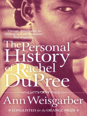 cover image of The Personal History of Rachel DuPree